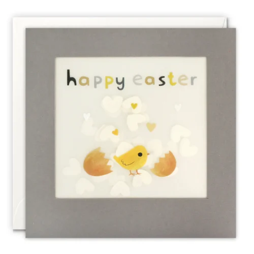 happy easter chick shakies card by James Ellis