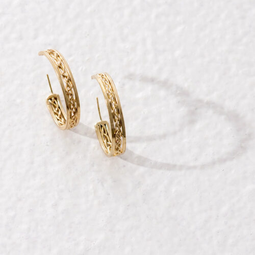 farzeen earrings by daughters of the ganges