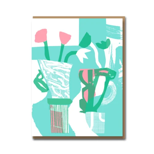 Betty woodman flowers illustrated by Laura Slater for 1973