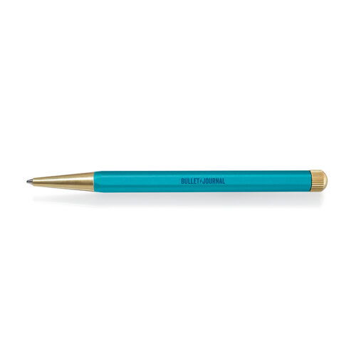 drehgriffel Nr 1 gel pen turquoise ble bullet journal edition