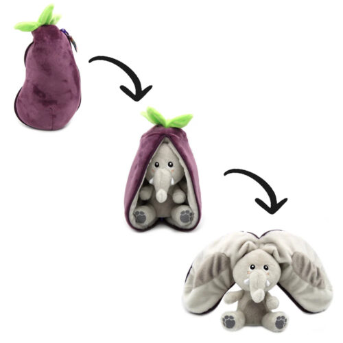 flipetz aubergine elephant by les deglingos