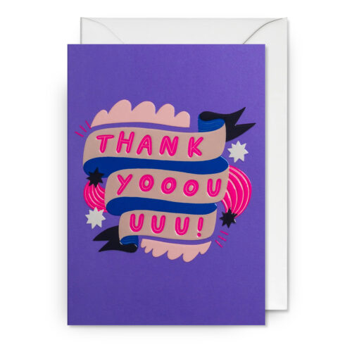 thank you banner card by lagom