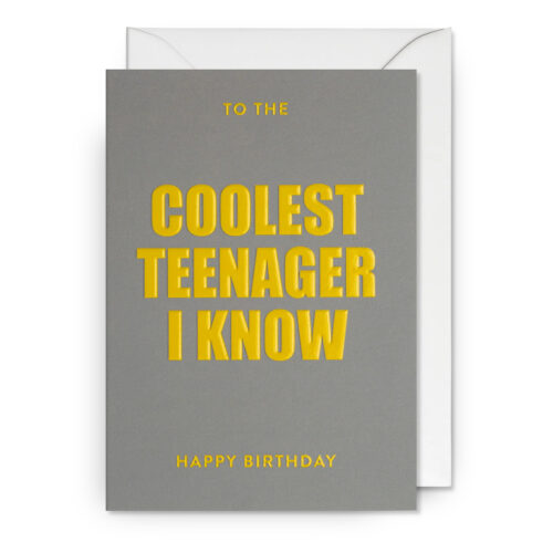 coolest teenager card by lagom