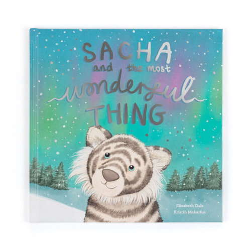 Sacha and the most wonderful thing board book by Jellycat