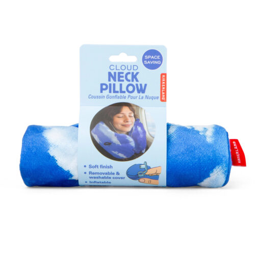 kikkerland cloud neck pillow