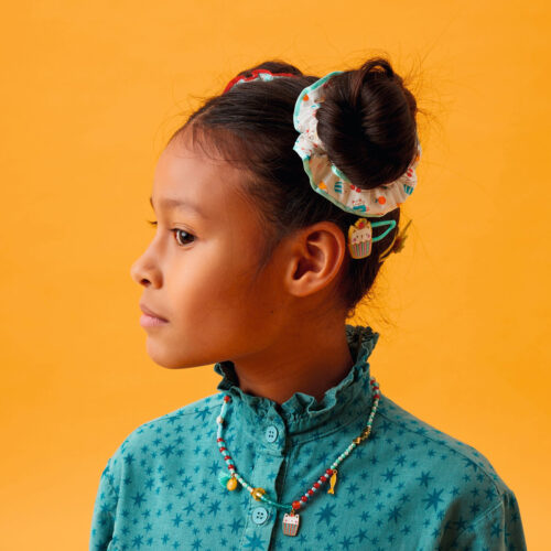 Plume Hair Scrunchie