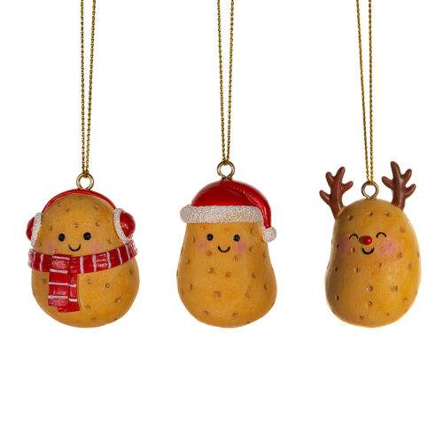 happy potatoes christmas decorations by sass and belle