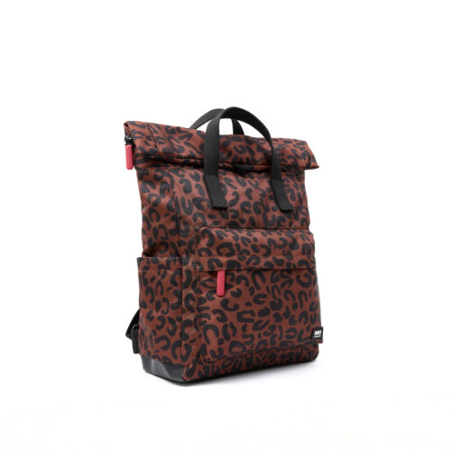 Roka canfield B Medium leopard backpack