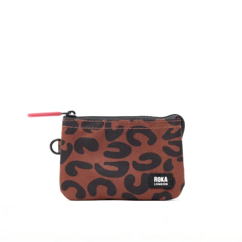 roka carnaby small wallet scarlett leopard