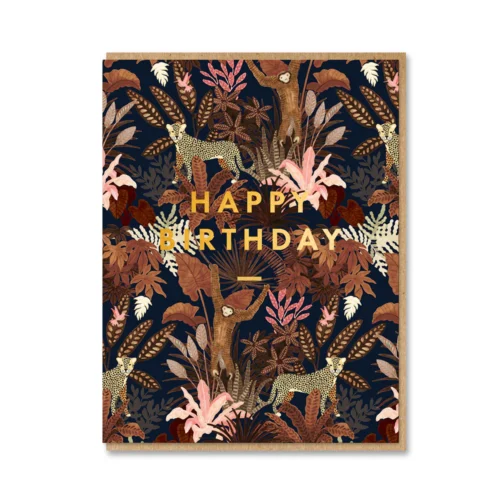 monkey happy birthday card by 1973