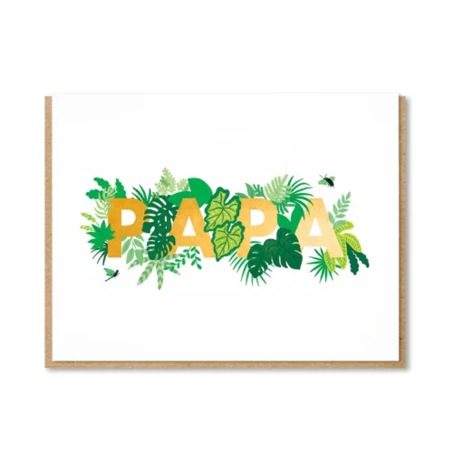 papa plant card by 1973