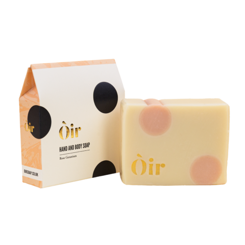 Oir Luxury Rose Geranium soap