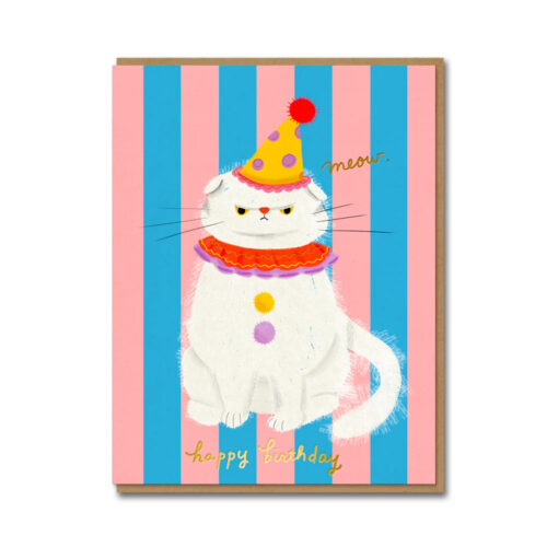 clowny the cat card by 1973