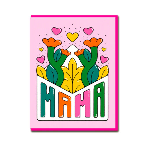 Mama flowers card by 1973