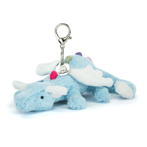 jellycat sky dragon bag charm