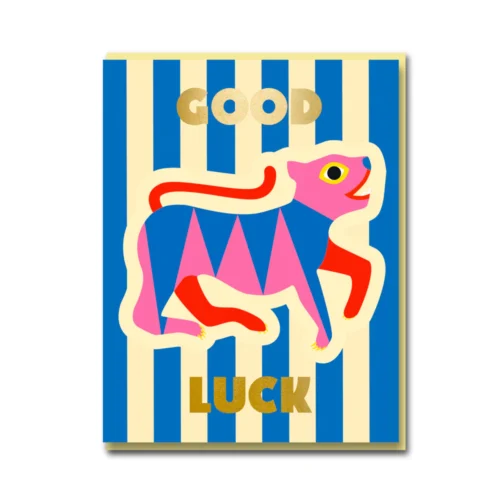 good luck tiger card by 1973