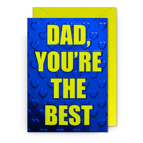 Dad you're the best card by lagom