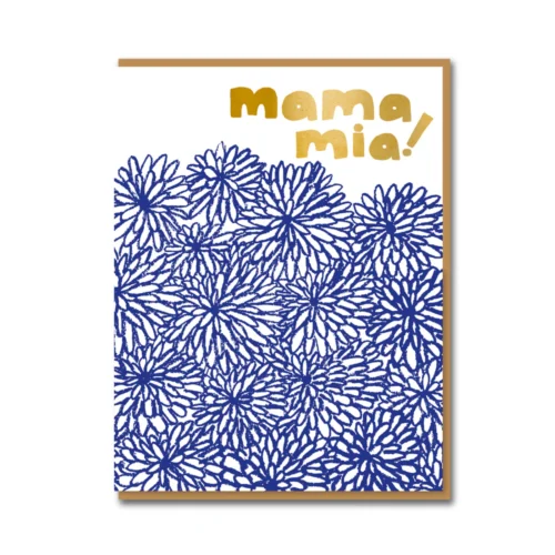 Mama mia flowers card by 1973